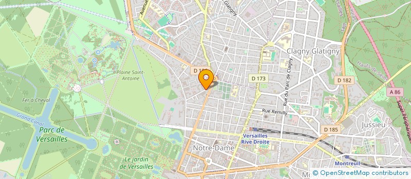 localisation de l'entreprise MADAME SYLVIE BLAQUIERE à VERSAILLES