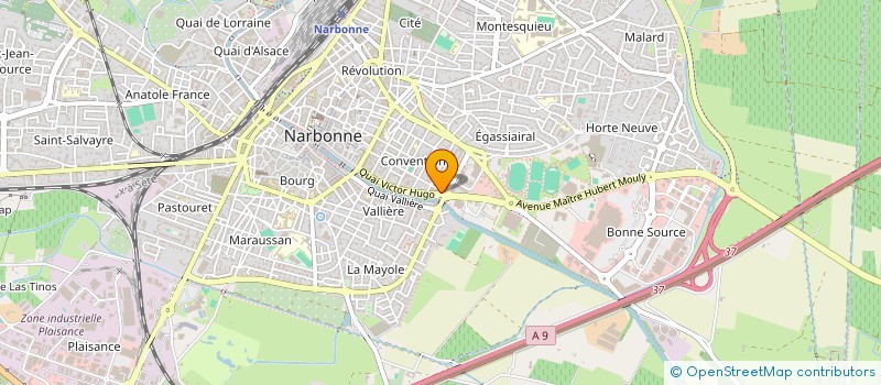 localisation de l'entreprise MADAME SYLVIE BLASQUEZ  NARBONNE