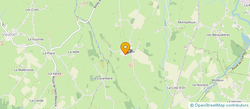 localisation de l'entreprise MADAME SYLVIE BLOND  SAINT-LAURENT-EN-BRIONNAIS