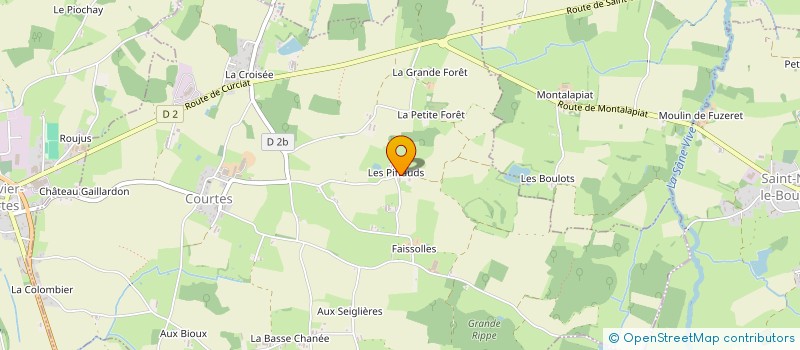 localisation de l'entreprise MADAME SYLVIE BLOT à COURTES