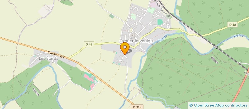 localisation de l'entreprise MADAME SYLVIE BLOYET  OZOUER LE VOULGIS