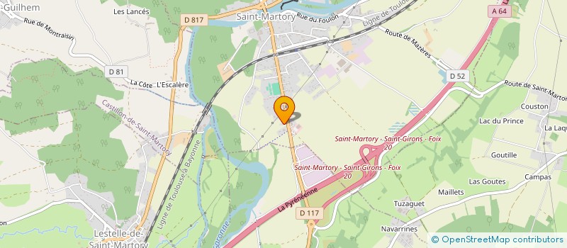 localisation de l'entreprise MADAME SYLVIE BOCQUET  SAINT-MARTORY