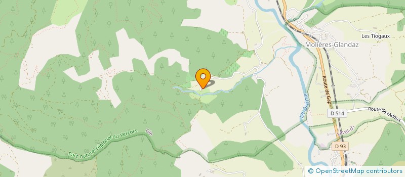 localisation de l'entreprise MADAME SYLVIE BOCQUET  DIE