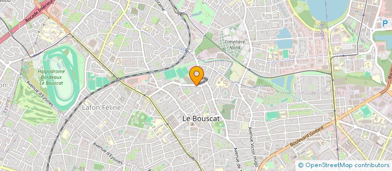 localisation de l'entreprise MADAME SYLVIE BODIN  LE BOUSCAT