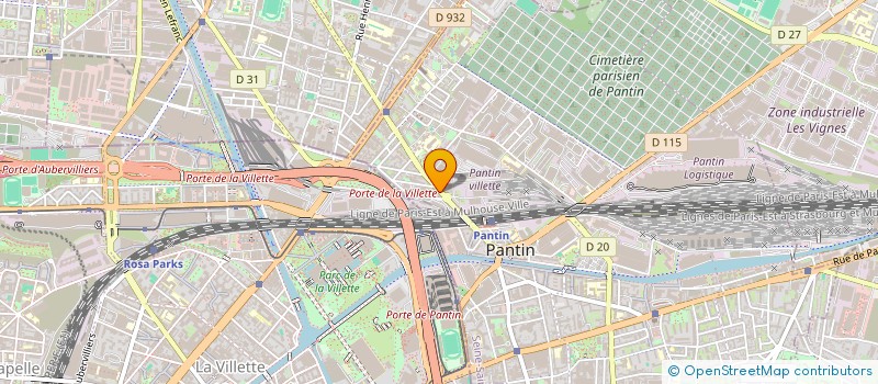 localisation de l'entreprise MADAME SYLVIE BOGHE TAGHUE  PANTIN