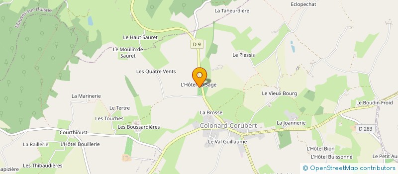 localisation de l'entreprise MADAME SYLVIE BOISSEAU à PERCHE-EN-NOCE