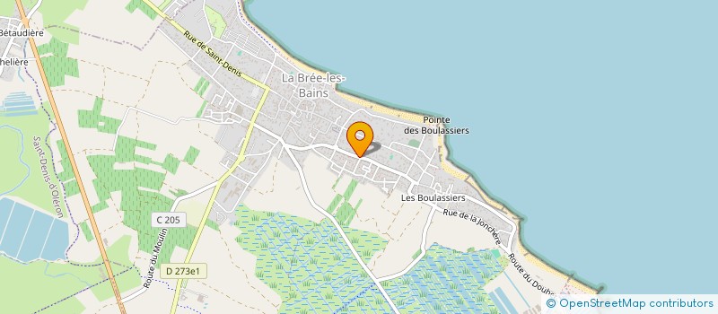 localisation de l'entreprise MADAME SYLVIE BOISSEILLIER  LA BREE-LES-BAINS