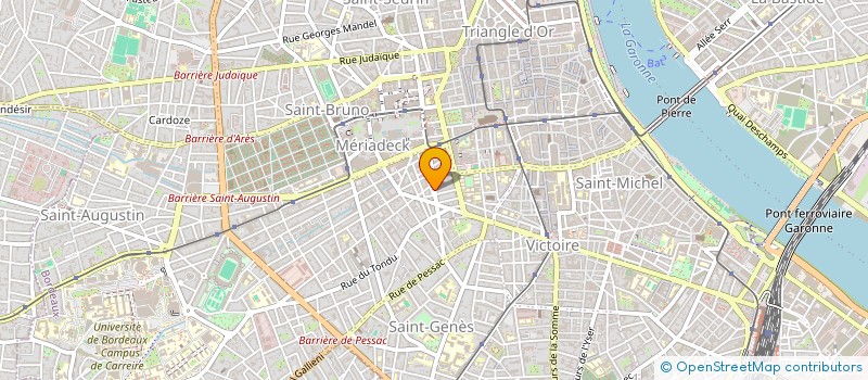 localisation de l'entreprise MADAME SYLVIE BOISSIERE à BORDEAUX