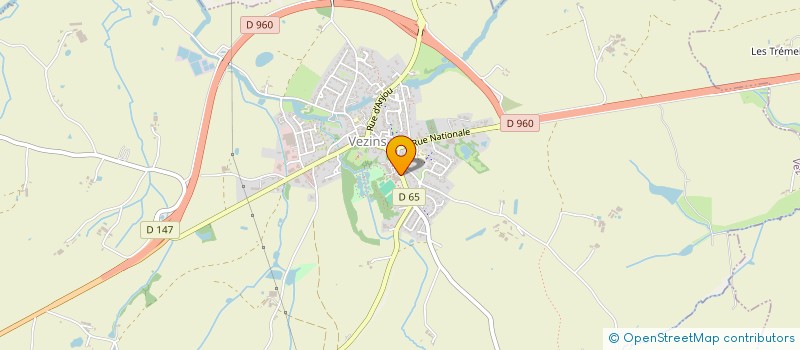 localisation de l'entreprise MADAME SYLVIE BOISSINOT  TREMENTINES