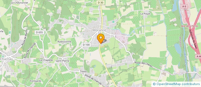 localisation de l'entreprise MADAME SYLVIE BOITEL  MORANCE