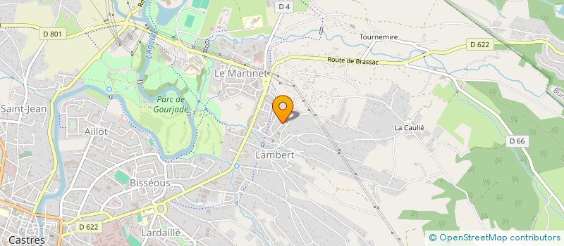 localisation de l'entreprise MADAME SYLVIE BOITTE à CASTRES