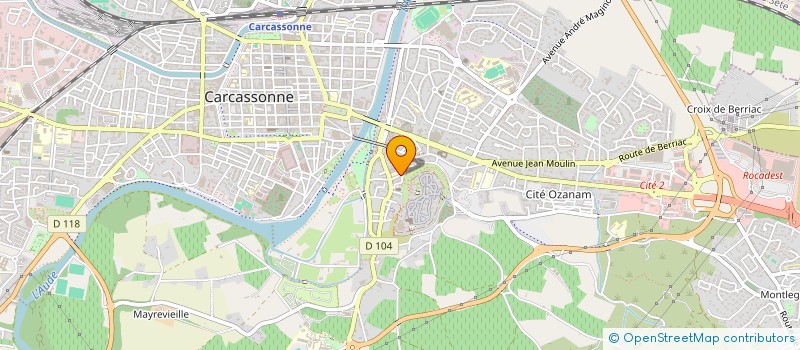 localisation de l'entreprise MADAME SYLVIE BOITUZAT  CARCASSONNE