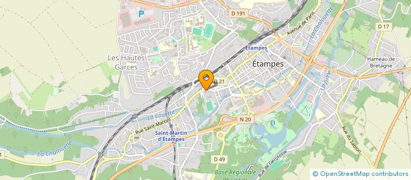 localisation de l'entreprise MADAME SYLVIE BOIVIN à ETAMPES