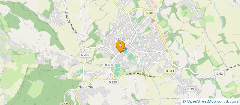 localisation de l'entreprise MADAME SYLVIE BOLIVAR  MORLAAS