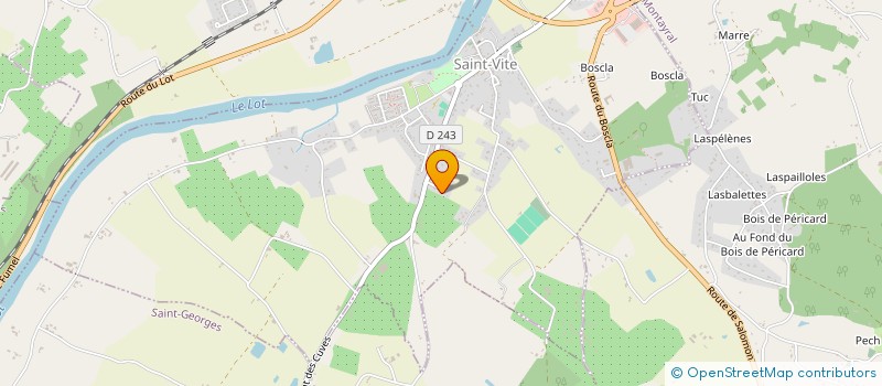 localisation de l'entreprise MADAME SYLVIE BONI  SAINT-VITE