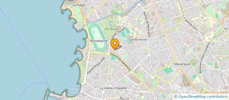 localisation de l'entreprise MADAME SYLVIE BONNEFOIS à MARSEILLE