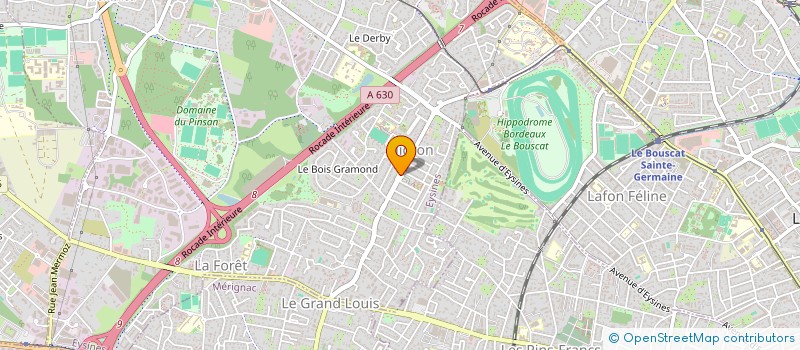 localisation de l'entreprise MADAME SYLVIE BORDENAVE  EYSINES