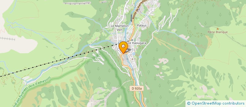 localisation de l'entreprise MADAME SYLVIE BORDENAVE  CAUTERETS