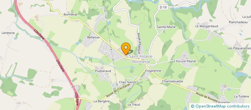 localisation de l'entreprise MADAME SYLVIE BORDERIE à SAINT-HILAIRE-BONNEVAL