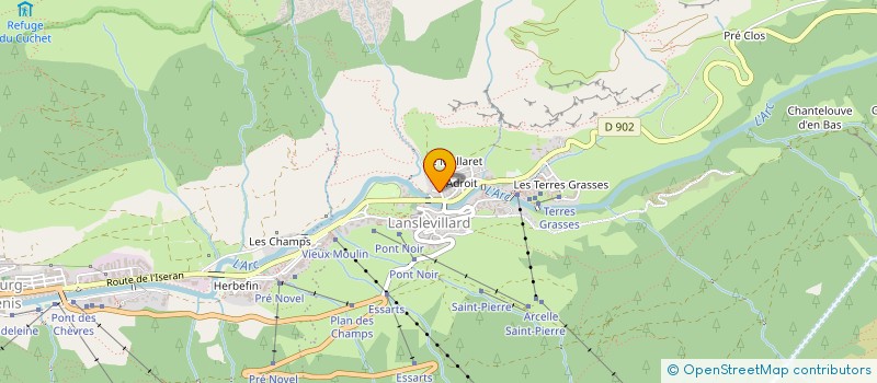 localisation de l'entreprise MADAME SYLVIE BOROT  VAL-CENIS