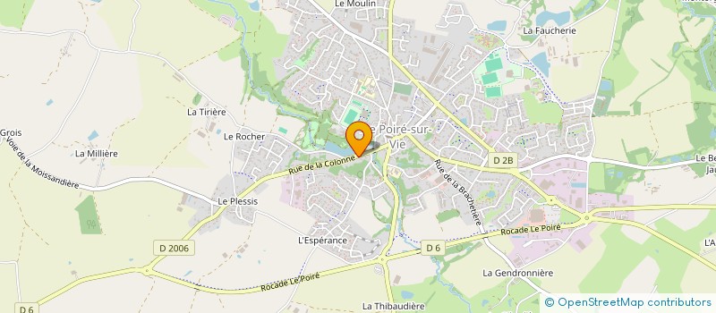 localisation de l'entreprise MADAME SYLVIE BOTTOIS à LE POIRE-SUR-VIE