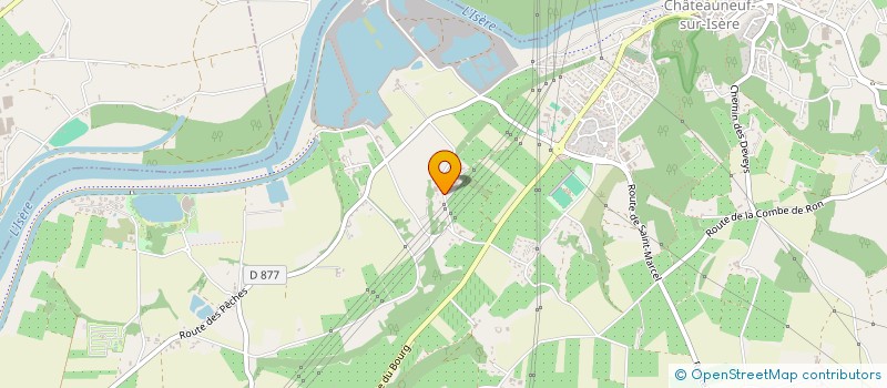 localisation de l'entreprise MADAME SYLVIE BOUCHARIN  CHATEAUNEUF-SUR-ISERE