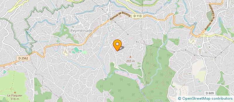 localisation de l'entreprise MADAME SYLVIE BOUCHEREAU  PEYMEINADE