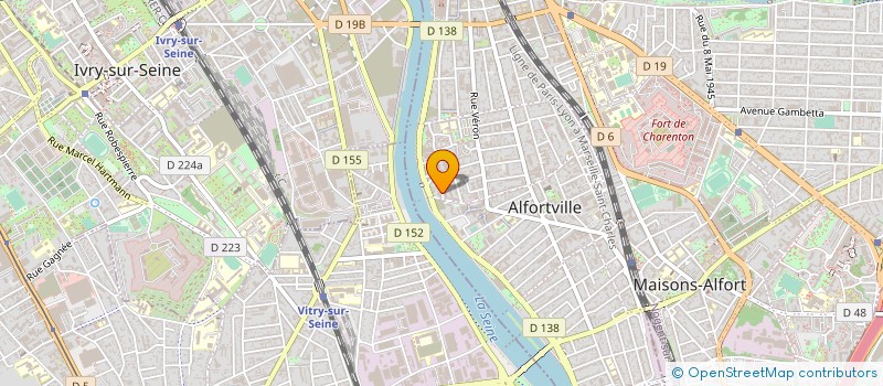 localisation de l'entreprise MADAME SYLVIE BOUCHHOLTZ  ALFORTVILLE