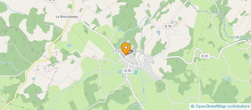 localisation de l'entreprise MADAME SYLVIE BOUCLY à CHATEAU-CHERVIX