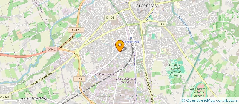 localisation de l'entreprise MADAME SYLVIE BOUDET à CARPENTRAS