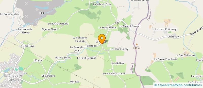 localisation de l'entreprise MADAME SYLVIE BOUFFORT  JAVENE