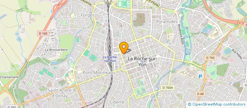 localisation de l'entreprise MADAME SYLVIE BOULDOUYRE à LA ROCHE-SUR-YON