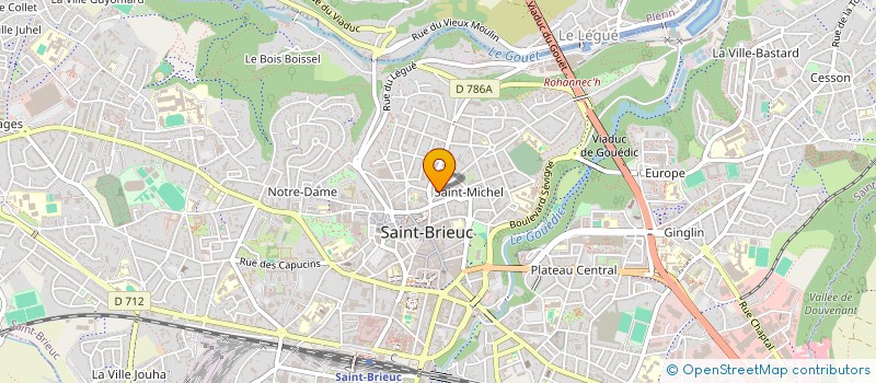 localisation de l'entreprise MADAME SYLVIE BOULIC à SAINT-BRIEUC