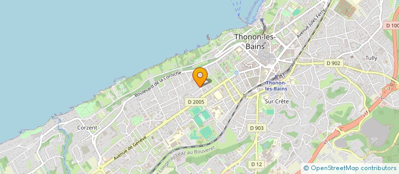 localisation de l'entreprise MADAME SYLVIE BOULLET à THONON-LES-BAINS