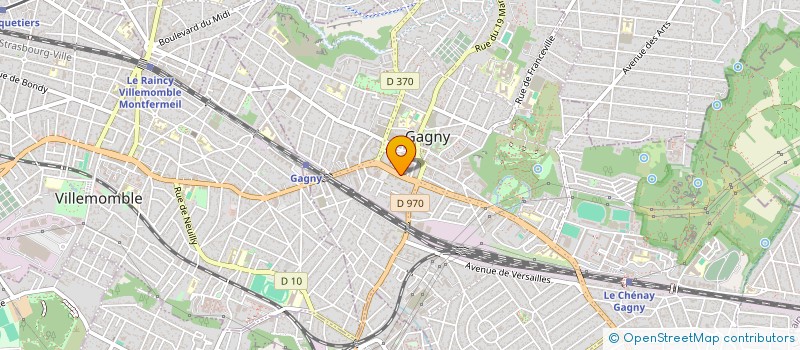 localisation de l'entreprise MADAME SYLVIE BOULLIER à GAGNY