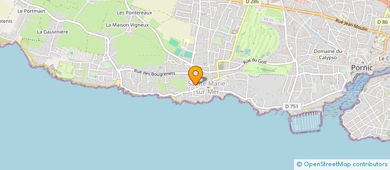 localisation de l'entreprise MADAME SYLVIE BOULOGNE  PORNIC