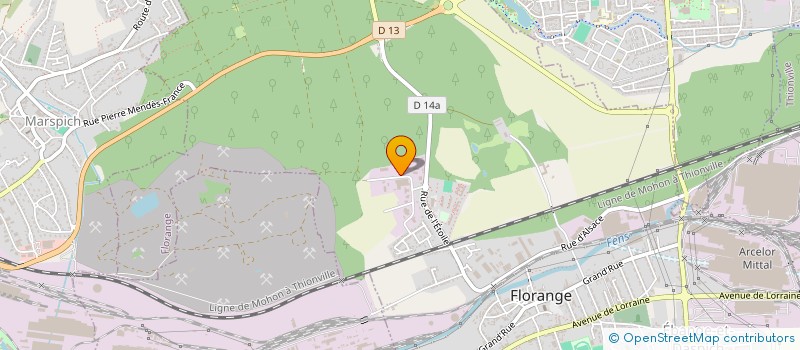 localisation de l'entreprise MADAME SYLVIE BOUR  FLORANGE