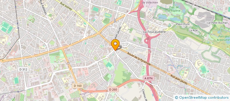 localisation de l'entreprise MADAME SYLVIE BOURDIEU à ANGERS