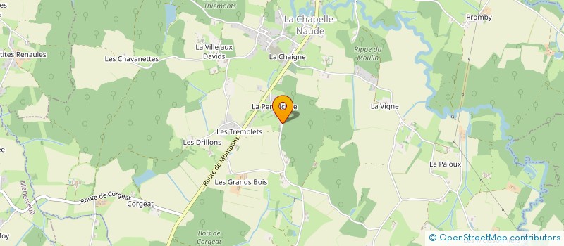 localisation de l'entreprise MADAME SYLVIE BOURDON à CHAPELLE-NAUDE (LA)