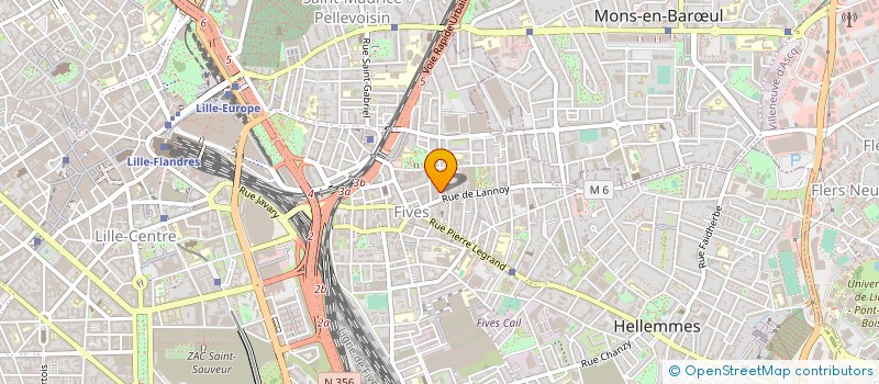 localisation de l'entreprise MADAME SYLVIE BOURGEOIS à LILLE
