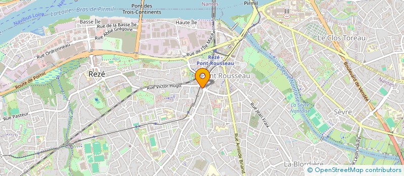 localisation de l'entreprise MADAME SYLVIE BOURJON  REZE