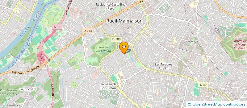 localisation de l'entreprise MADAME SYLVIE BOURLOTON à RUEIL-MALMAISON