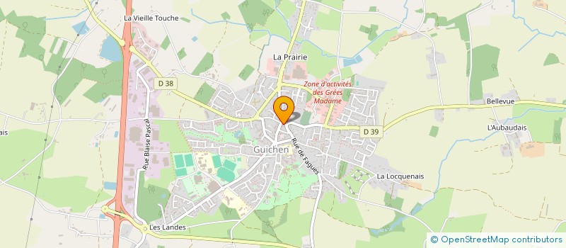 localisation de l'entreprise MADAME SYLVIE BOURMAUD à GUICHEN