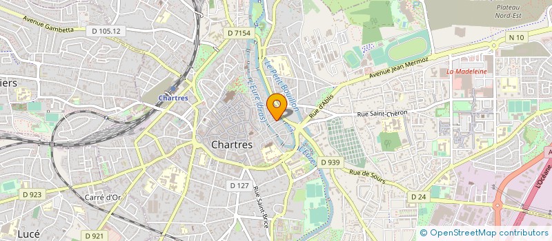 localisation de l'entreprise MADAME SYLVIE BOURRE à CHARTRES