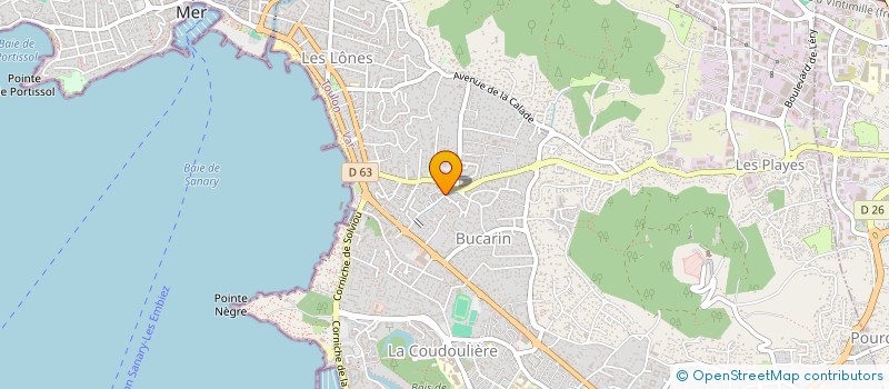 localisation de l'entreprise MADAME SYLVIE BOURRELY à SIX-FOURS-LES-PLAGES