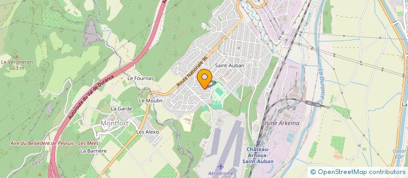 localisation de l'entreprise MADAME SYLVIE BOURRIEL à CHATEAU-ARNOUX-SAINT-AUBAN