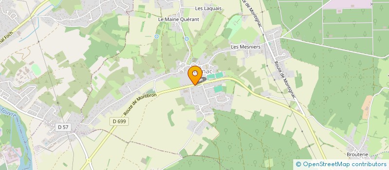 localisation de l'entreprise MADAME SYLVIE BOURRINET à MORNAC
