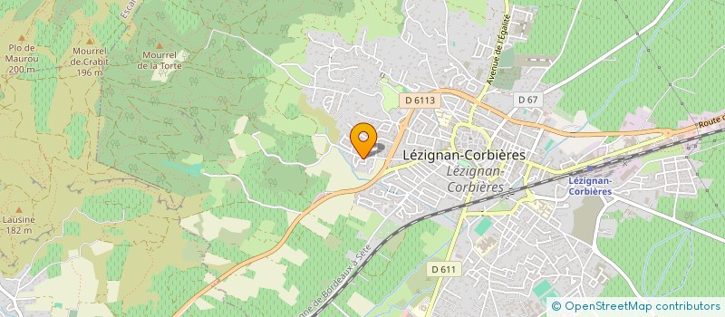 localisation de l'entreprise MADAME SYLVIE BOUSSUGE à LEZIGNAN-CORBIERES