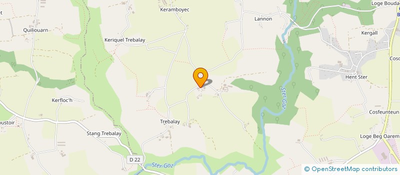 localisation de l'entreprise MADAME SYLVIE BOUTET  BANNALEC