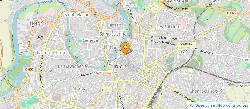 localisation de l'entreprise MADAME SYLVIE BOUTIN à NIORT